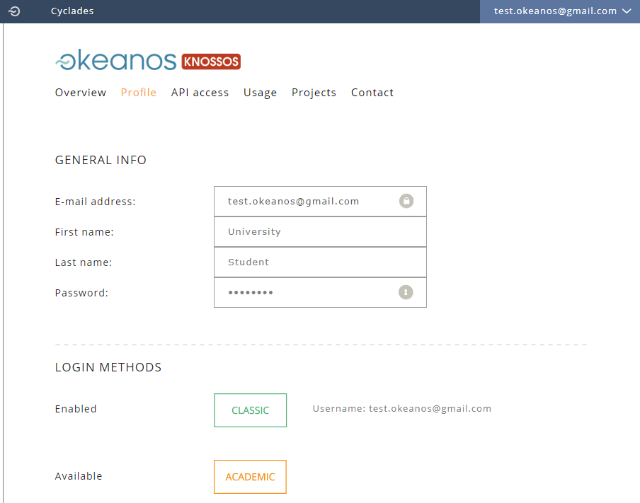 userguide profile
